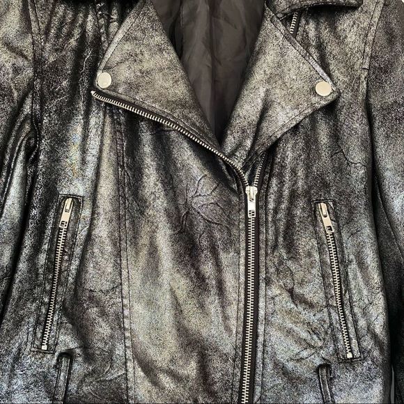 Forever 21 moto motorcycle jacket. Zipper front M - Picture 2 of 10